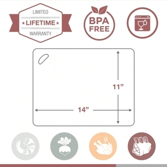 epare' set of 4 multicolor cutting boards NIP - Picture 7 of 8